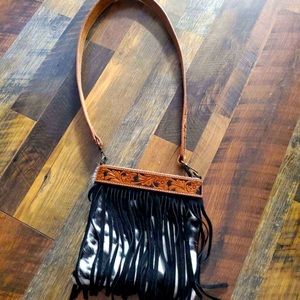Cow Hide concealed carry purse